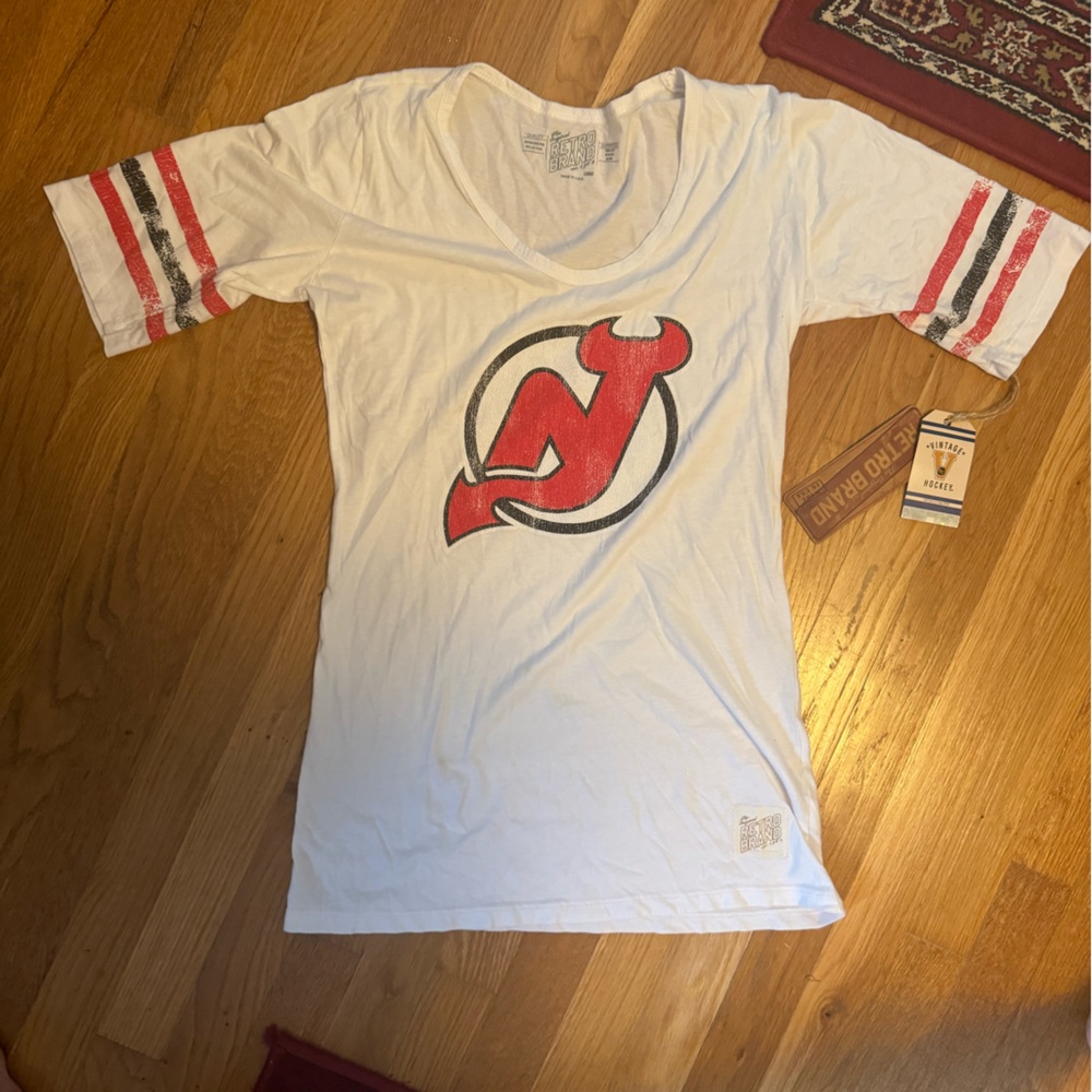 Retro Brand Vintage Devils Hockey T-Shirt